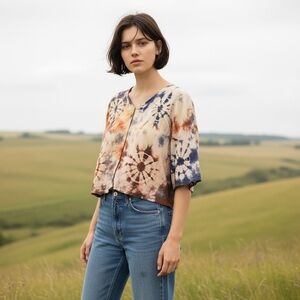 Bohemian Tie-Dye Top